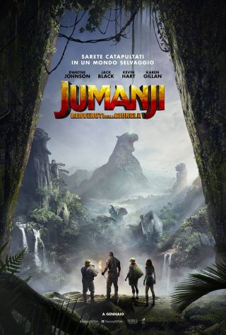 jumanji benvenuti nell giungla film da vedere 2017 2018 locandina italiana