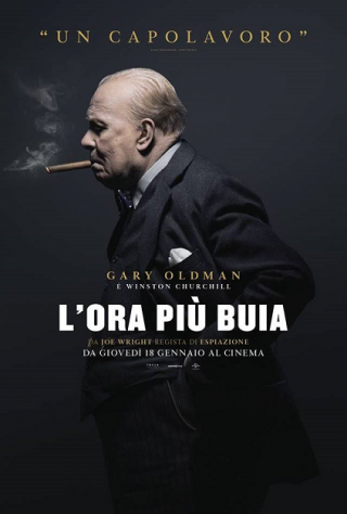 l'ora più buia the darkest hour gary oldman winston churchill locandina poster italian