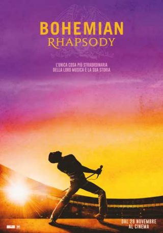 Bohemian Rhapsody film da vedere assolutamente 2018 locandina poster italiano rami malek freddie mercury
