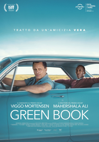Green Book film da vedere 2018 al cinema Viggo Mortensen Mahershala Ali Oscar 2019 Academy Awards locandina