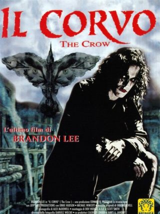 Il corvo - the crow film da vedere 1994 locandina italiana poster