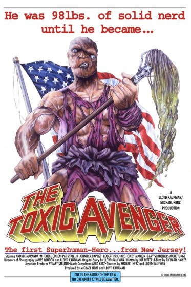 Locandina del film The Toxic Avenger (1984)