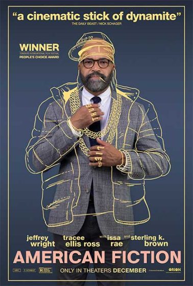 american fiction locandina originale film da vedere 2023 oscars 2024