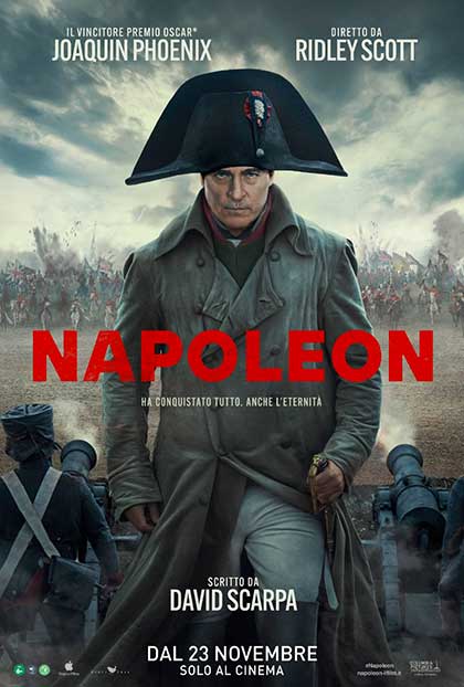 napoleon film da vedere 2023 oscars 2024 locandina italiana