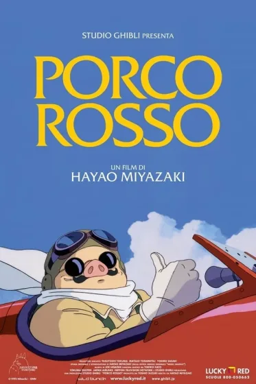 Porco rosso copertina italiana 1992 hayao miyazaki film da vedere