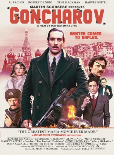 GONCHAROV by Martin Scorsese locandina originale meme