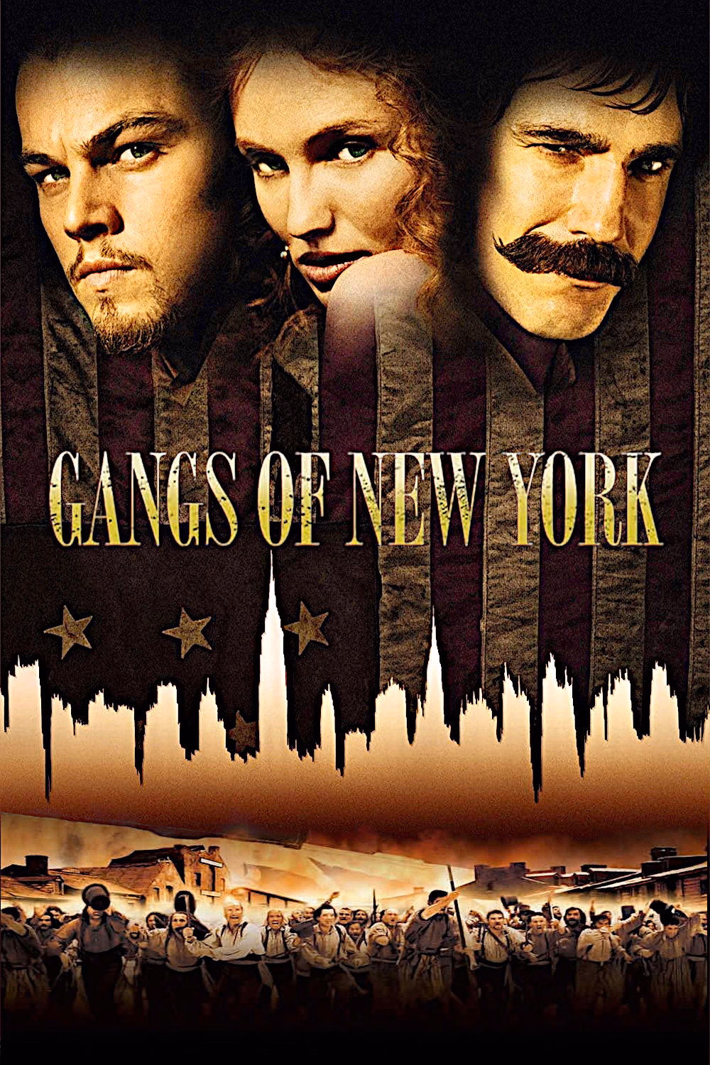 Gangs of New York (2002) – Locandina del film di Martin Scorsese Locandina di Gangs of New York (2002), film di Martin Scorsese con Leonardo DiCaprio, Daniel Day-Lewis e Cameron Diaz.