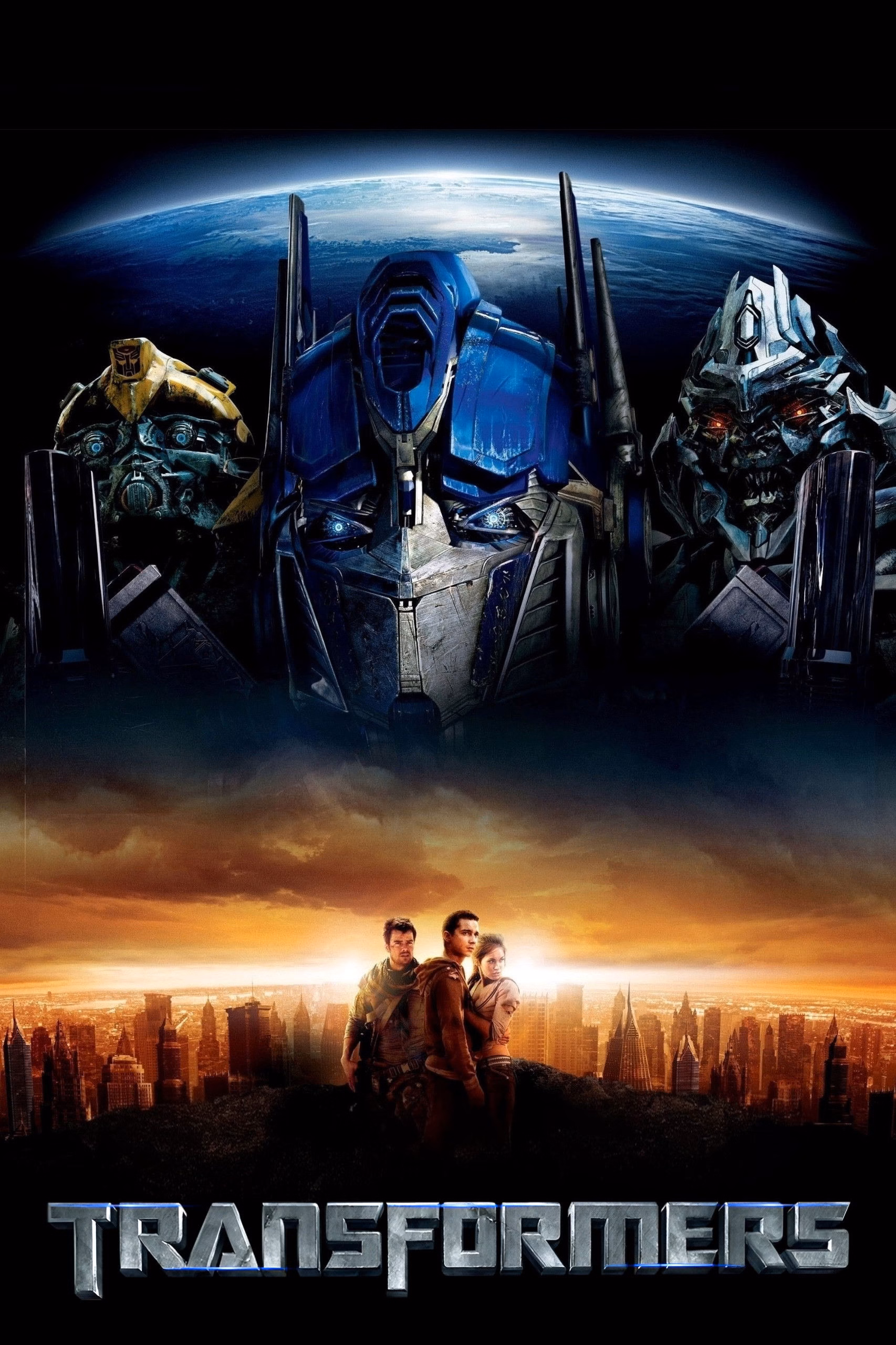 Transformers – locandina (2007) Locandina di Transformers (2007), film di fantascienza diretto da Michael Bay